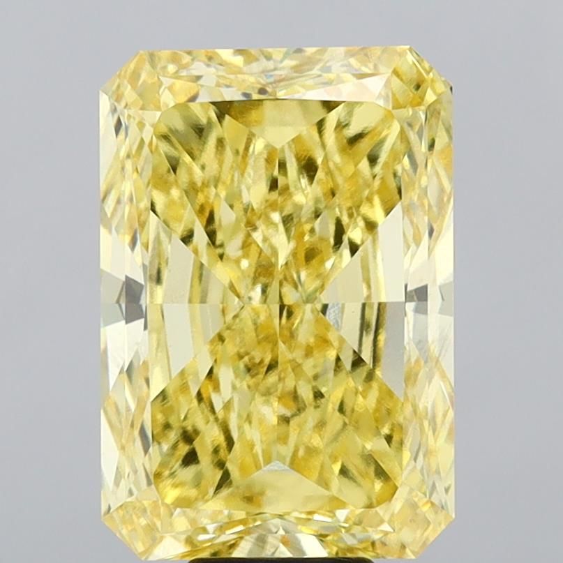 10.02 Carat Radiant Lab Diamond with  Cut Diamond in 14KT  view 1
