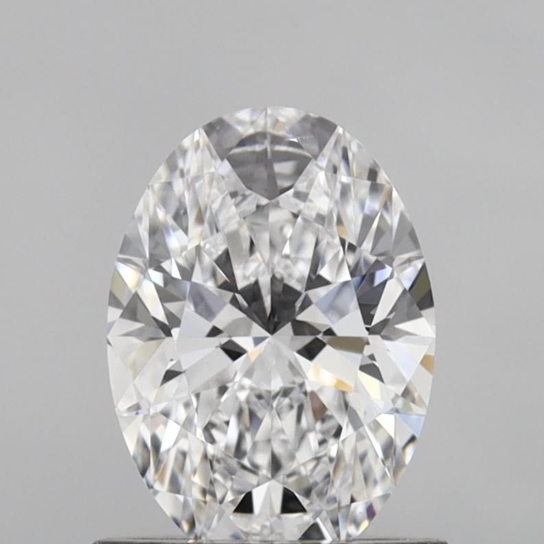 0.94 Carat Oval Lab Diamond with  Cut Diamond in 14KT  view 1
