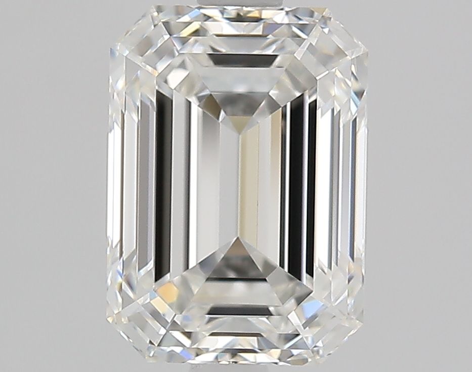 2.05 Carat Emerald Natural Diamond with  Cut Diamond in 14KT  view 1
