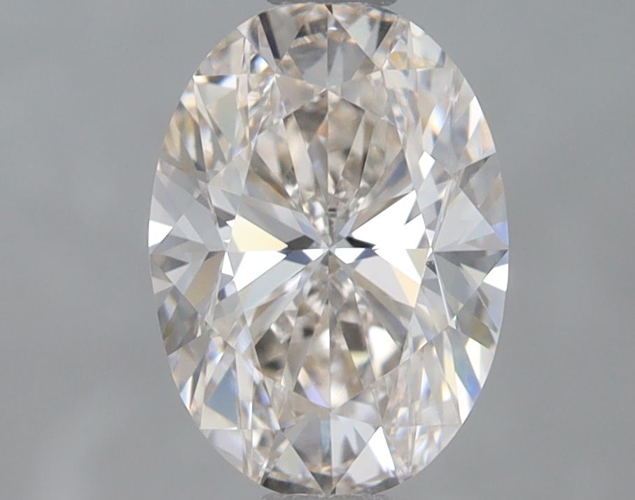 1.0 Carat Oval Natural Diamond with  Cut Diamond in 14KT  view 1
