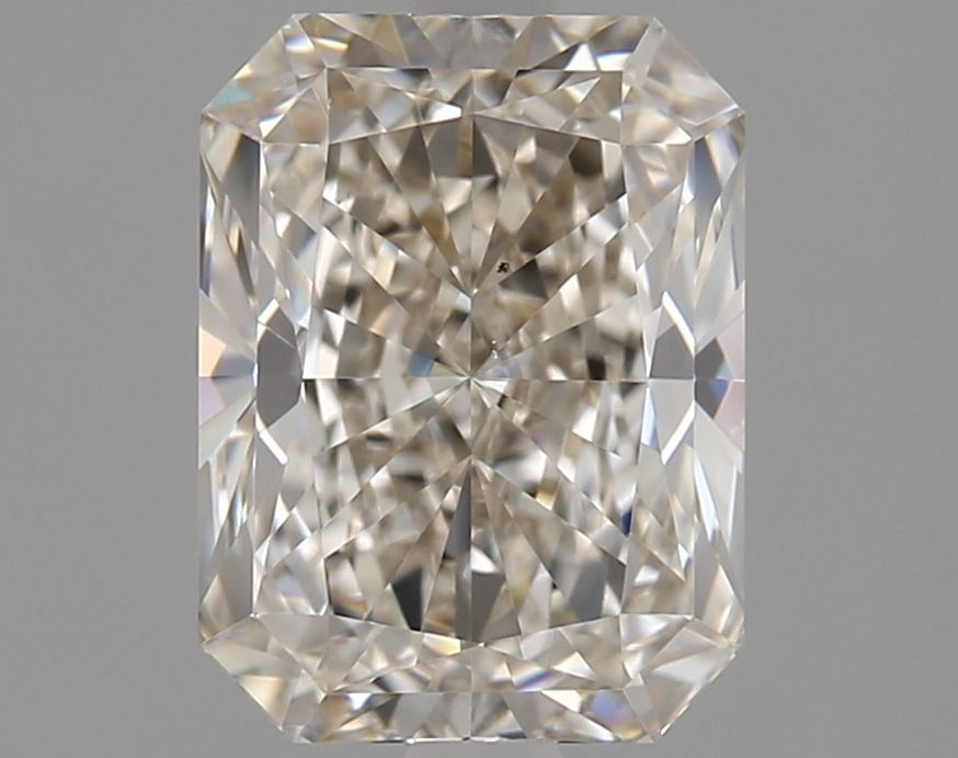 1.85 Carat Radiant Natural Diamond with  Cut Diamond in 14KT  view 1
