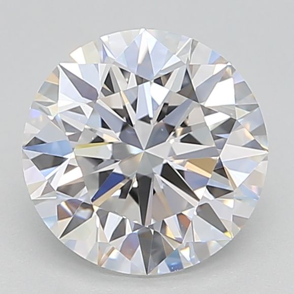 1.5 Carat Round Lab Diamond with  Cut Diamond in 14KT  view 1
