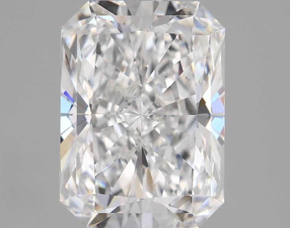 2.05 Carat Radiant Lab Diamond with  Cut Diamond in 14KT  view 1
