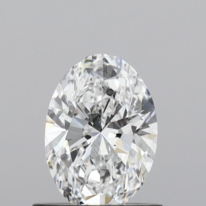0.77 Carat Oval Lab Diamond with  Cut Diamond in 14KT  view 1
