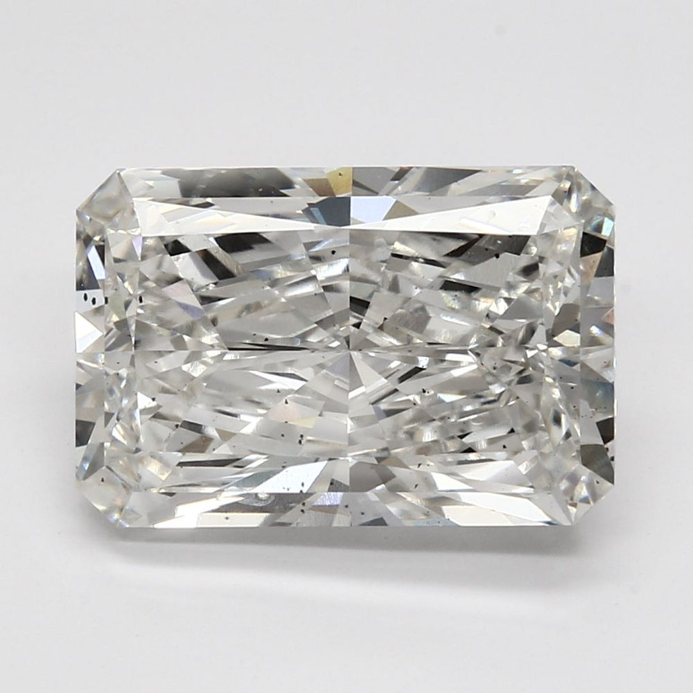 8.32 Carat Radiant Lab Diamond with  Cut Diamond in 14KT  view 1
