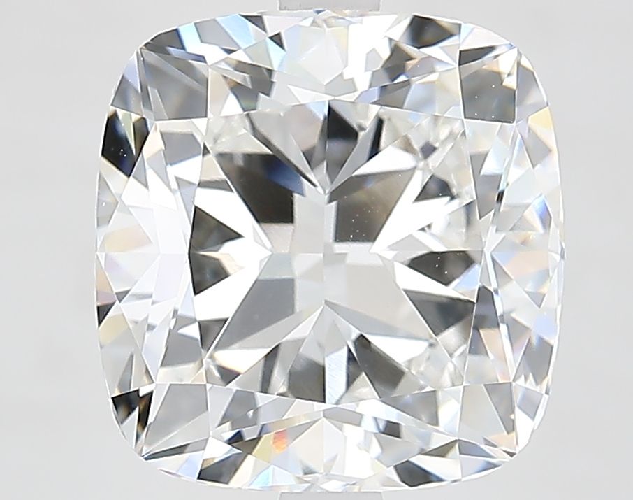 5.15 Carat Cushion Lab Diamond with  Cut Diamond in 14KT  view 1
