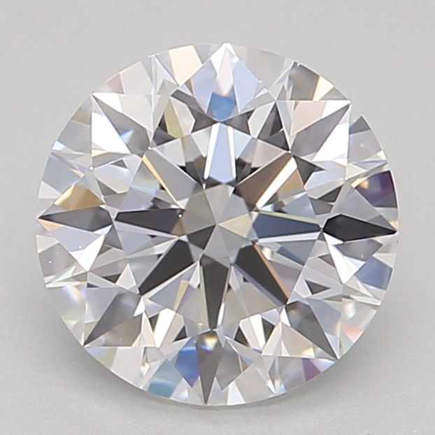 1.4 Carat Round Lab Diamond with  Cut Diamond in 14KT  view 1
