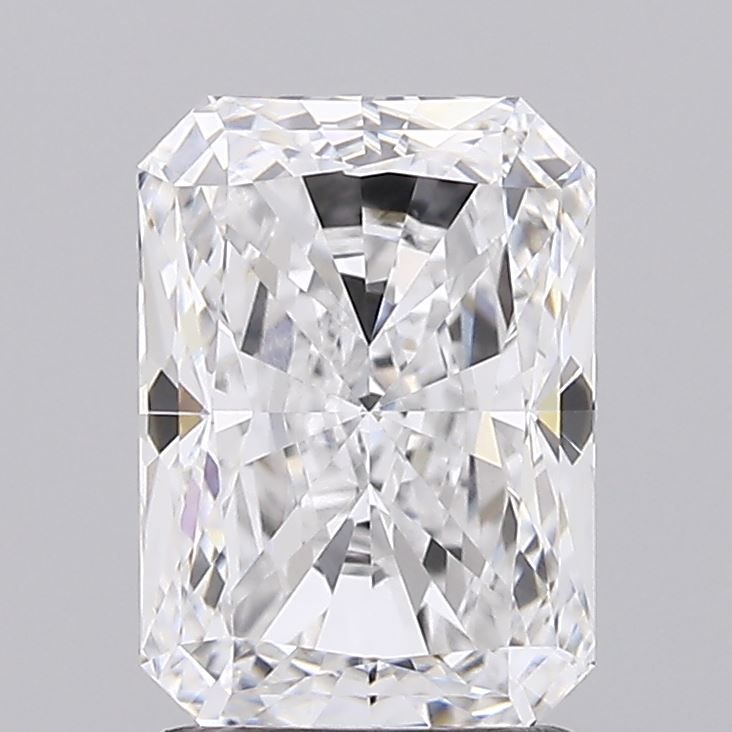 2.01 Carat Radiant Lab Diamond with  Cut Diamond in 14KT  view 1
