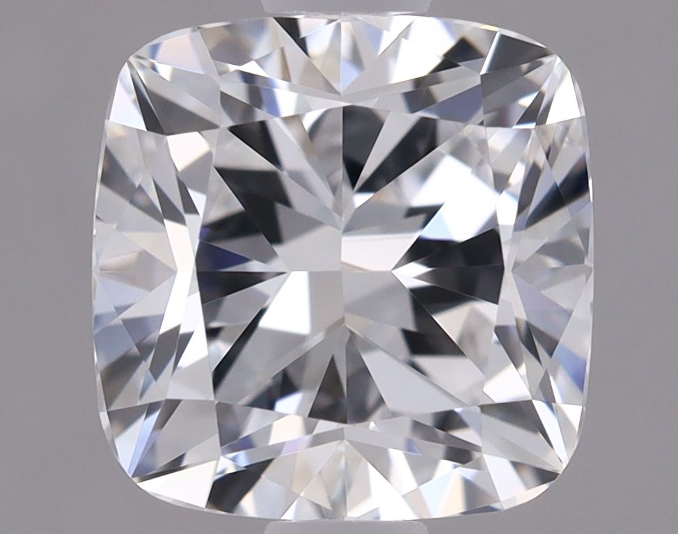 1.5 Carat Cushion Lab Diamond with  Cut Diamond in 14KT  view 1
