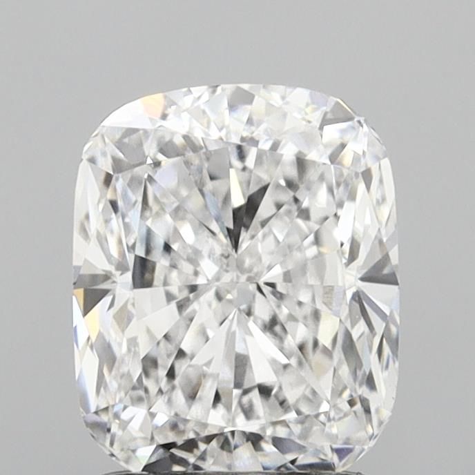 1.82 Carat Cushion Lab Diamond with  Cut Diamond in 14KT  view 1
