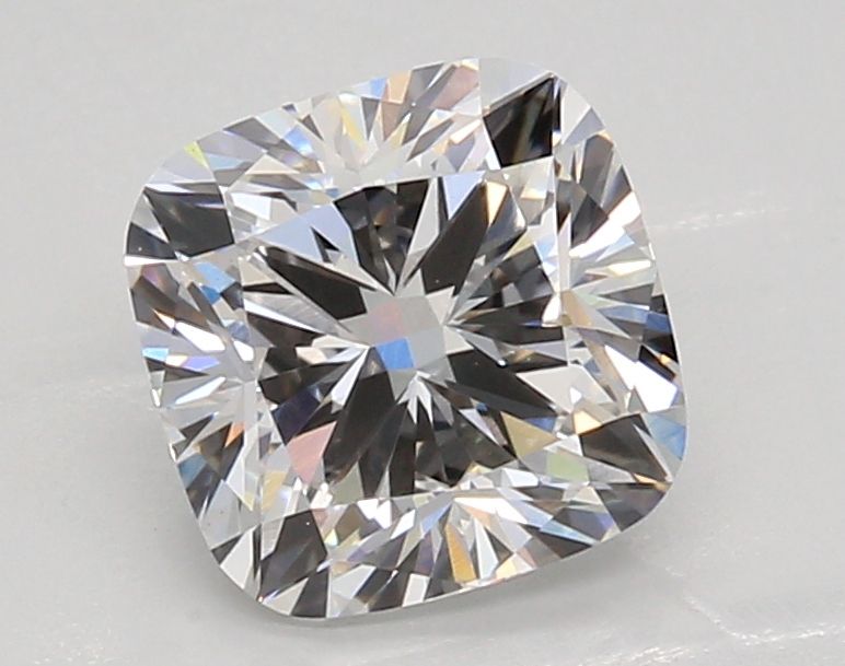 2.05 Carat Cushion Lab Diamond with  Cut Diamond in 14KT  view 1
