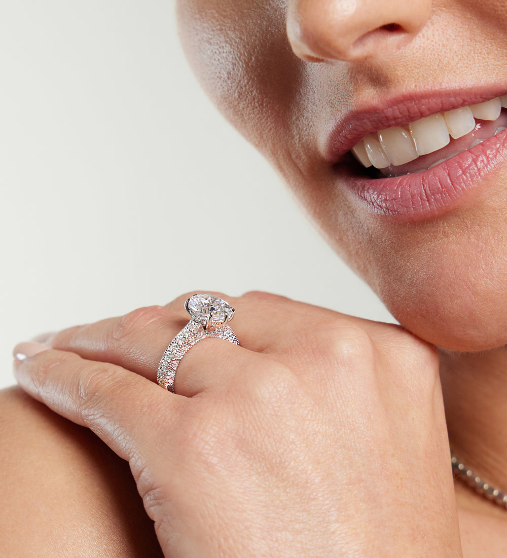 Model Wearing The Waldorf Ring view