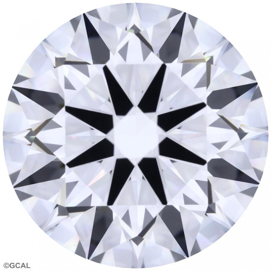 7.53 Carat Round Lab Diamond with  Cut Diamond in 14KT  view 1
