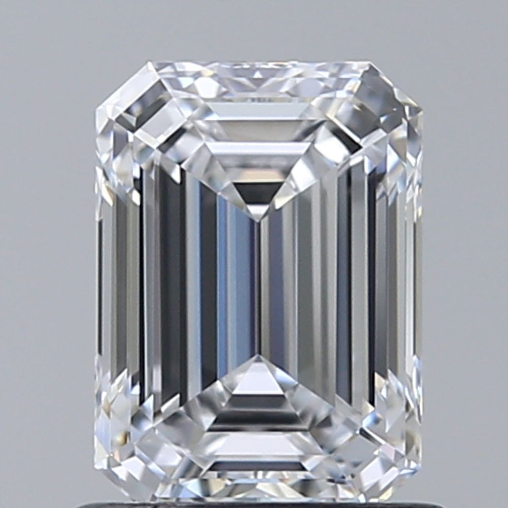 1.01 Carat Emerald Natural Diamond with  Cut Diamond in 14KT  view 1
