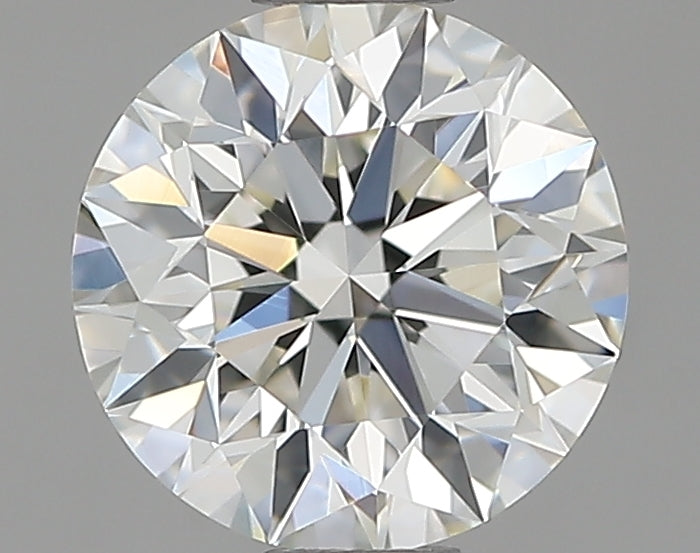 0.75 Carat Round Natural Diamond with  Cut Diamond in 14KT  view 1
