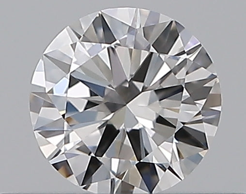 0.3 Carat Round Natural Diamond with  Cut Diamond in 14KT  view 1
