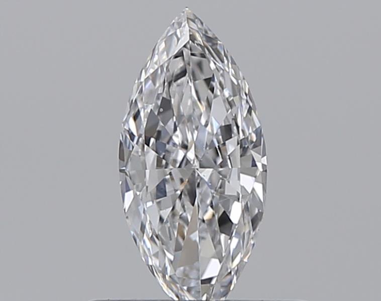 0.3 Carat Marquise Natural Diamond with  Cut Diamond in 14KT  view 1

