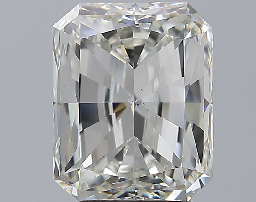 4.01 Carat Radiant Natural Diamond with  Cut Diamond in 14KT  view 1
