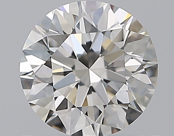 0.76 Carat Round Natural Diamond with  Cut Diamond in 14KT  view 1
