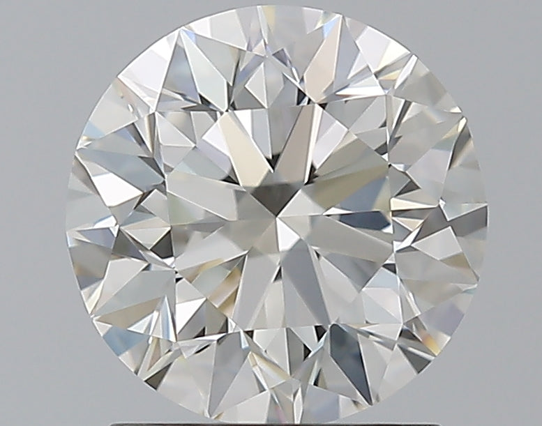 1.55 Carat Round Natural Diamond with  Cut Diamond in 14KT  view 1
