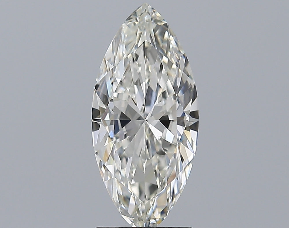 2.0 Carat Marquise Natural Diamond with  Cut Diamond in 14KT  view 1
