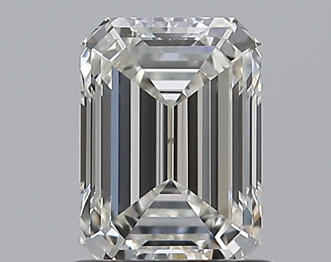 1.02 Carat Emerald Natural Diamond with  Cut Diamond in 14KT  view 1
