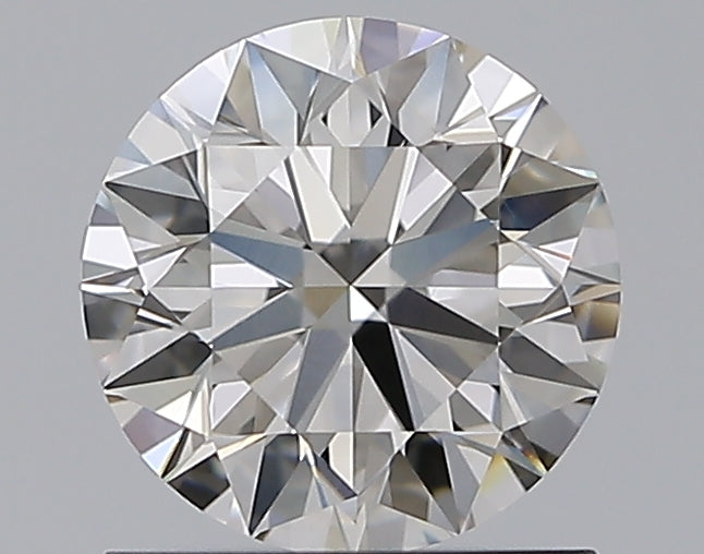 1.01 Carat Round Natural Diamond with  Cut Diamond in 14KT  view 1
