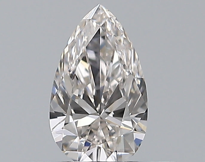 0.31 Carat Pear Natural Diamond with  Cut Diamond in 14KT  view 1
