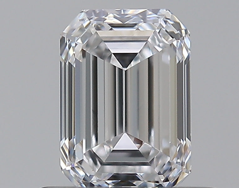 0.7 Carat Emerald Natural Diamond with  Cut Diamond in 14KT  view 1
