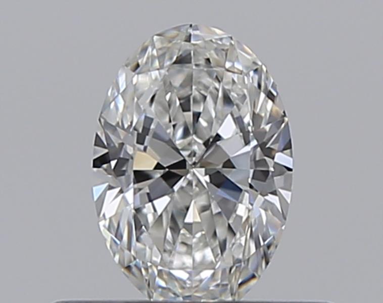 0.31 Carat Oval Natural Diamond with  Cut Diamond in 14KT  view 1
