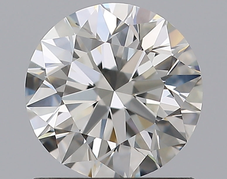 1.01 Carat Round Natural Diamond with  Cut Diamond in 14KT  view 1
