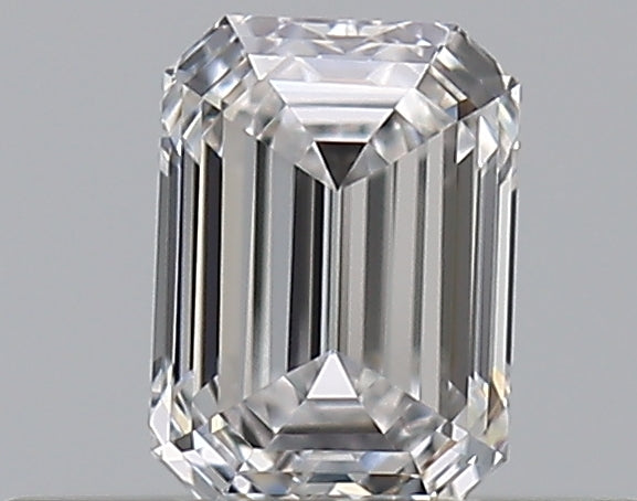 0.3 Carat Emerald Natural Diamond with  Cut Diamond in 14KT  view 1
