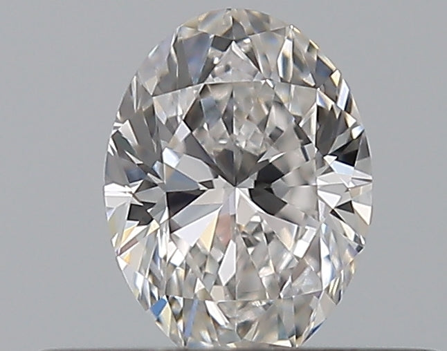 0.3 Carat Oval Natural Diamond with  Cut Diamond in 14KT  view 1
