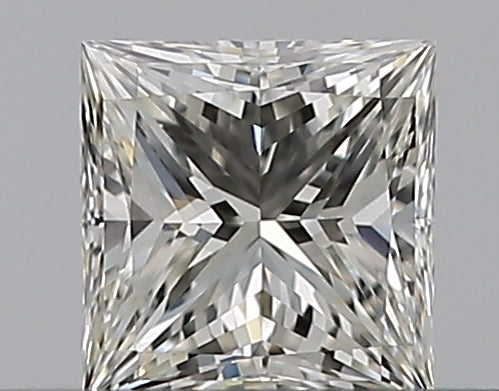 0.31 Carat Princess Natural Diamond with  Cut Diamond in 14KT  view 1
