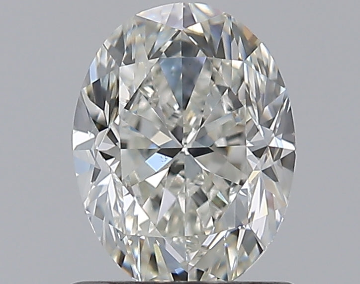 1.0 Carat Oval Natural Diamond with  Cut Diamond in 14KT  view 1
