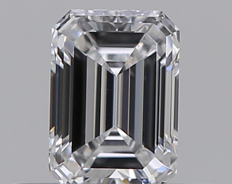 0.3 Carat Emerald Natural Diamond with  Cut Diamond in 14KT  view 1
