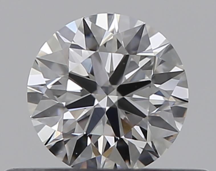 0.3 Carat Round Natural Diamond with  Cut Diamond in 14KT  view 1

