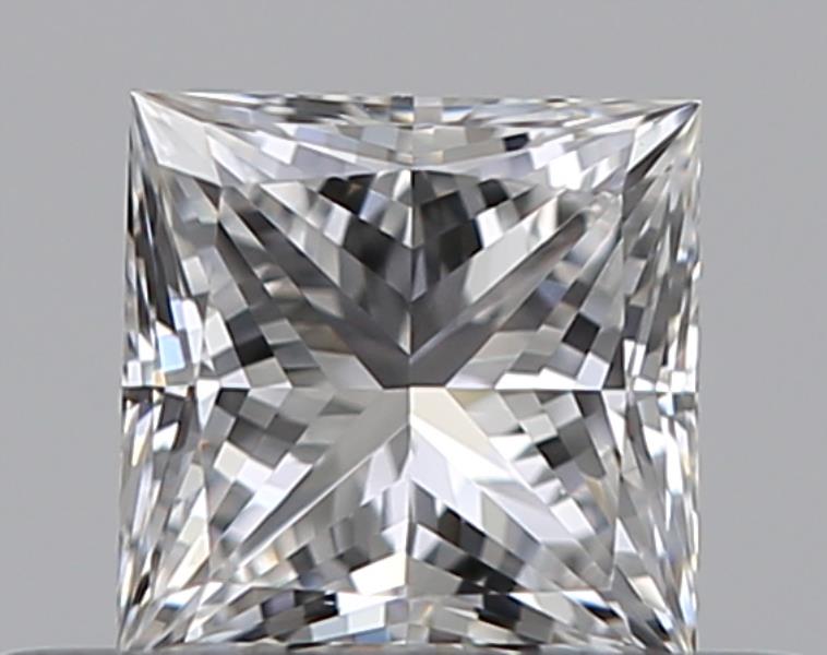 0.31 Carat Princess Natural Diamond with  Cut Diamond in 14KT  view 1
