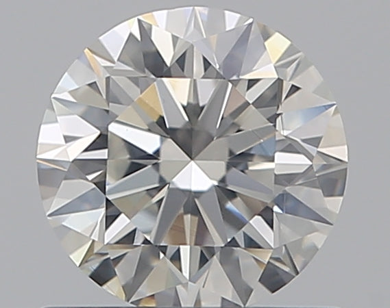 0.65 Carat Round Natural Diamond with  Cut Diamond in 14KT  view 1
