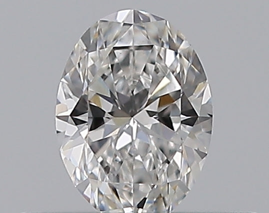 0.3 Carat Oval Natural Diamond with  Cut Diamond in 14KT  view 1

