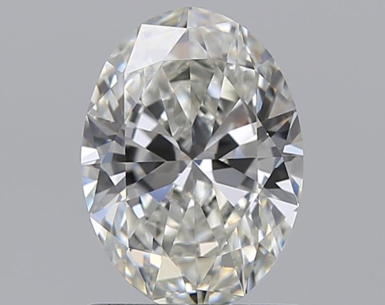 0.9 Carat Oval Natural Diamond with  Cut Diamond in 14KT  view 1
