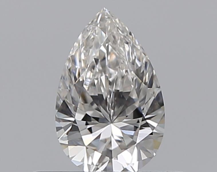 0.3 Carat Pear Natural Diamond with  Cut Diamond in 14KT  view 1
