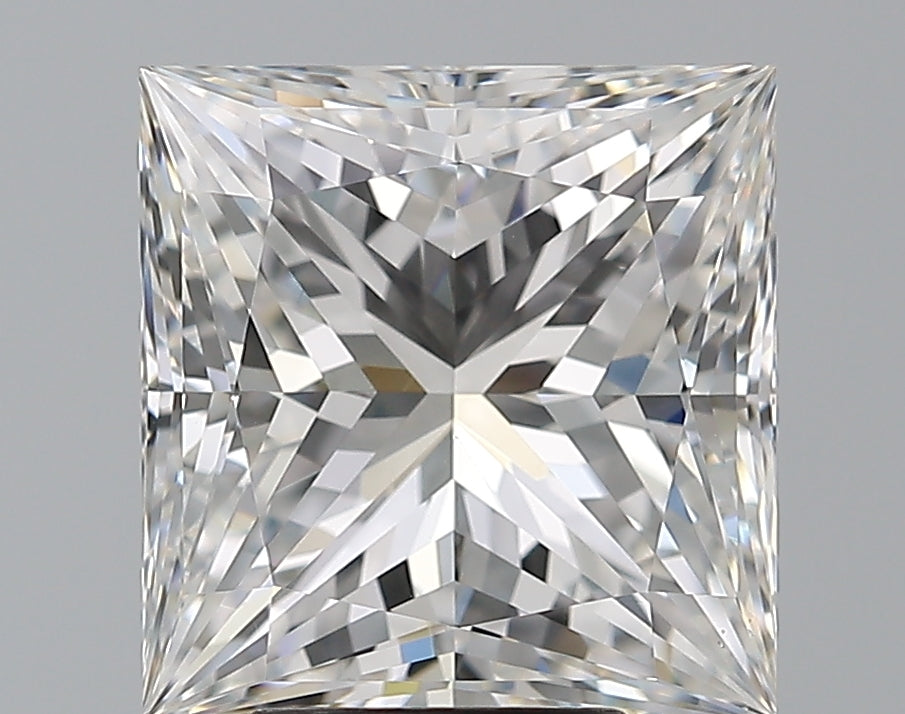 5.5 Carat Princess Natural Diamond with  Cut Diamond in 14KT  view 1
