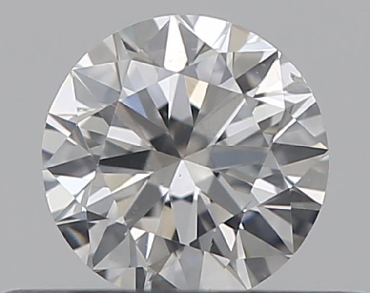 0.3 Carat Round Natural Diamond with  Cut Diamond in 14KT  view 1
