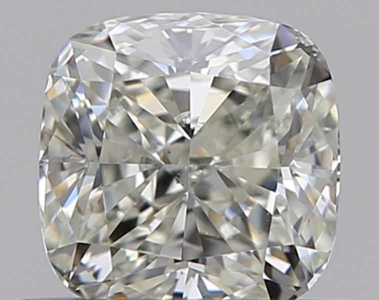 0.52 Carat Cushion Natural Diamond with  Cut Diamond in 14KT  view 1
