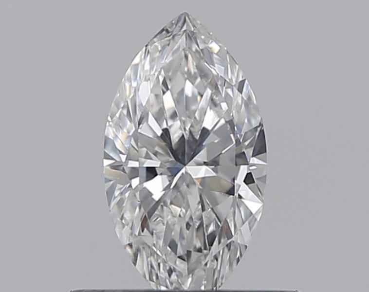 0.37 Carat Marquise Natural Diamond with  Cut Diamond in 14KT  view 1
