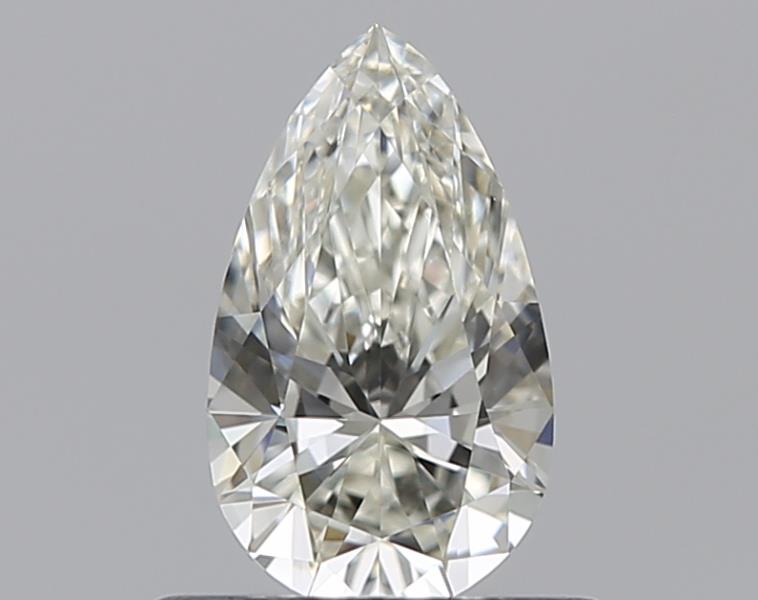 0.46 Carat Pear Natural Diamond with  Cut Diamond in 14KT  view 1
