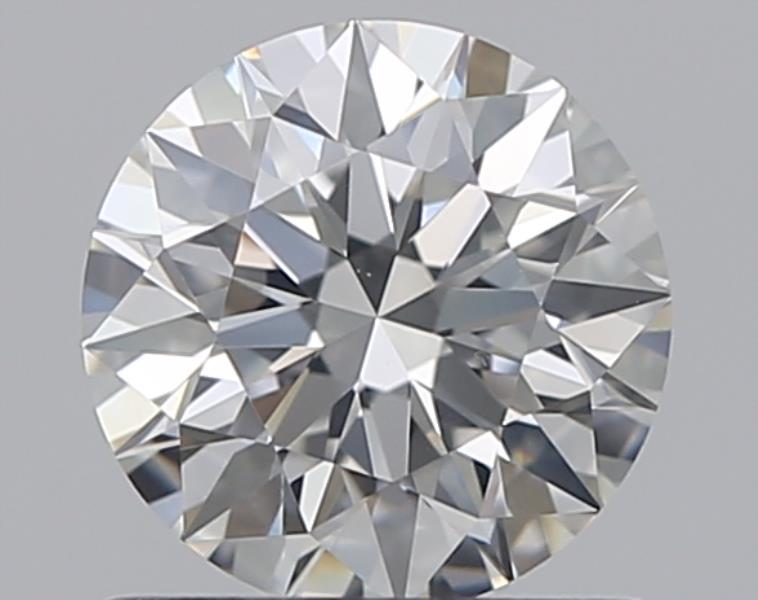 0.75 Carat Round Natural Diamond with  Cut Diamond in 14KT  view 1
