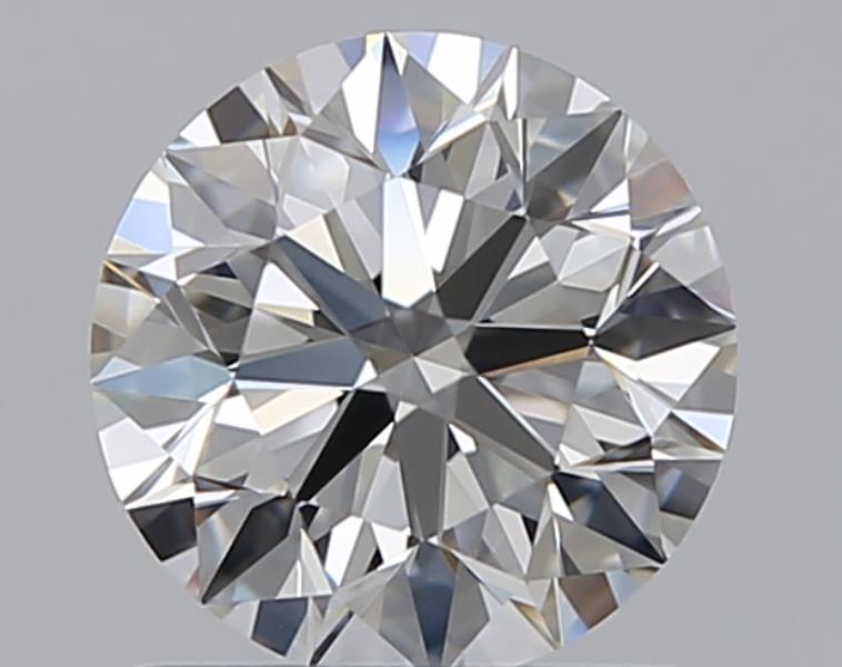 0.92 Carat Round Natural Diamond with  Cut Diamond in 14KT  view 1
