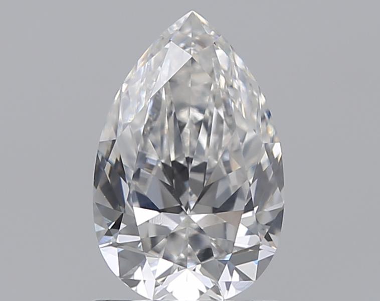 0.9 Carat Pear Natural Diamond with  Cut Diamond in 14KT  view 1
